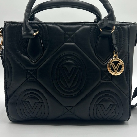 NWT VALENTINO ORALNDI LARGE QUILTED CROSSBODY/TOTE VEGAN LEATHER - Picture 3 of 6